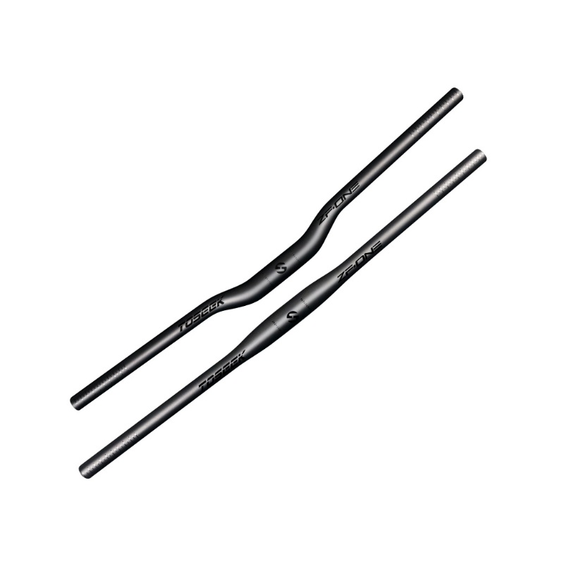 Kierownica rowerowa TOSEEK ZF-ONE MTB 31.8mm 760mm karbonowa lekka matowa czarna najwyższa jakość akcesoria