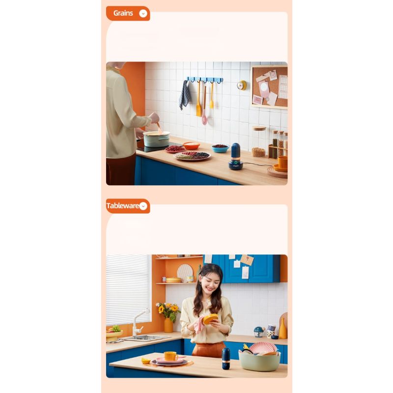 Donlim Dezynfekcja Warzywa Ozonizator Bezpieczne Posiłki Intuicyjny Design Akumulator do Kuchni