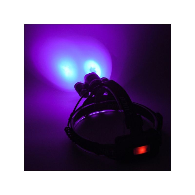 Czołówka Boruit RJ-3000 reflektor LED światło białe T6 sprzęt przygodowy jasność 1000 lumenów różnorodne tryby