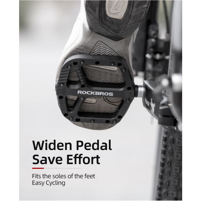 ROCKBROS Ultralight pedały rowerowe MTB BMX nylon płaska platforma antypoślizgowe i wodoodporne nowa promocja