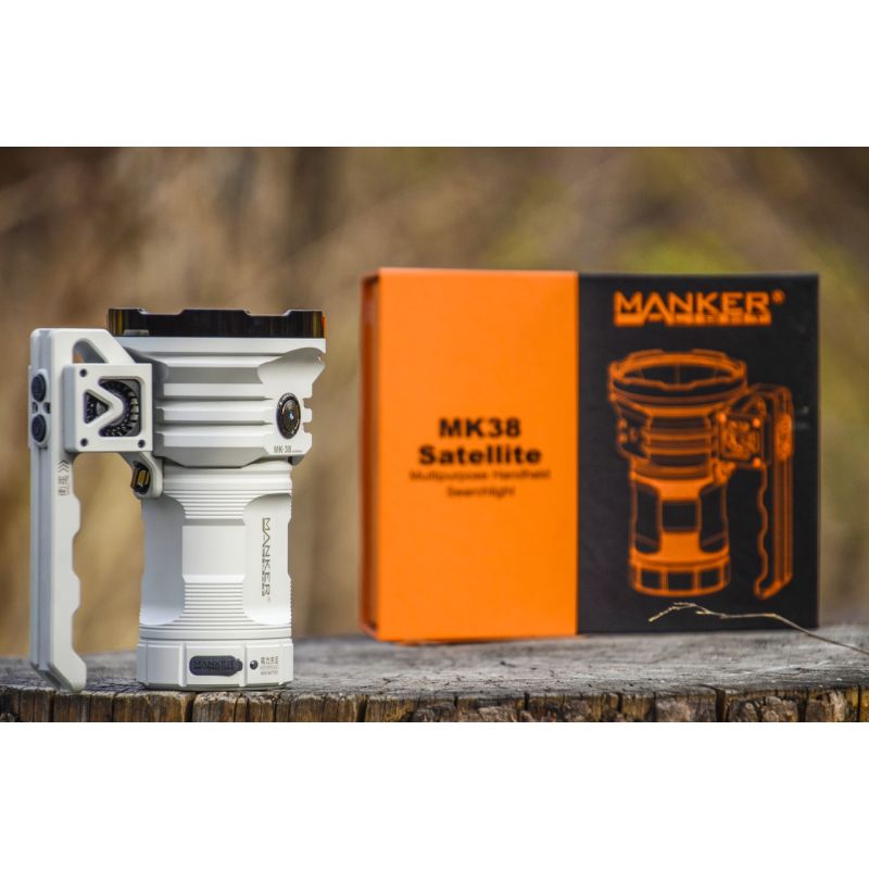 Manker MK38 41500 lumenów wielofunkcyjny szperacz satelitarny latarka LED duży zasięg oświetlenie przenośne