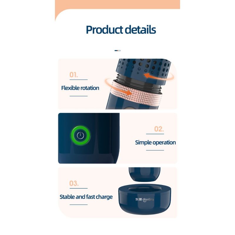 Donlim Dezynfekcja Warzywa Ozonizator Bezpieczne Posiłki Intuicyjny Design Akumulator do Kuchni