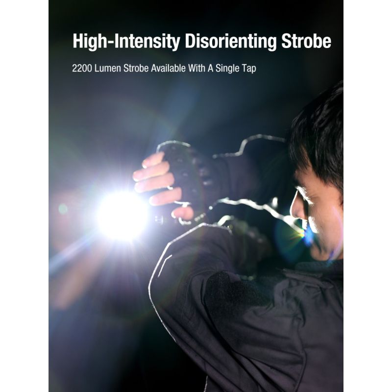 Klarus X1 Ultra-cienka latarka taktyczna 4200LM z diodą Luminus SST-70, awaryjna pochodnia EDC