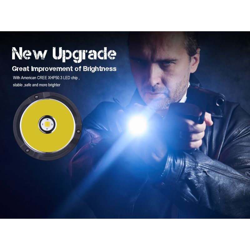 JETBEAM M37 PRO: Wysokowydajna Latarka Taktyczna, 3700lm, Zasięg 340m, Akumulator 21700