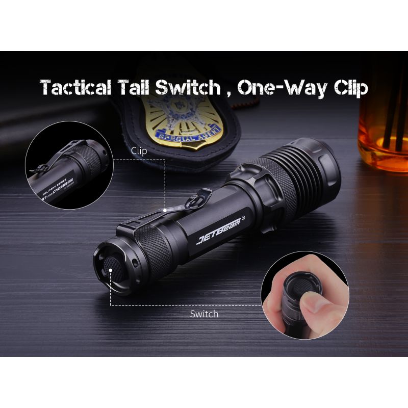 JETBEAM M37 PRO: Wysokowydajna Latarka Taktyczna, 3700lm, Zasięg 340m, Akumulator 21700