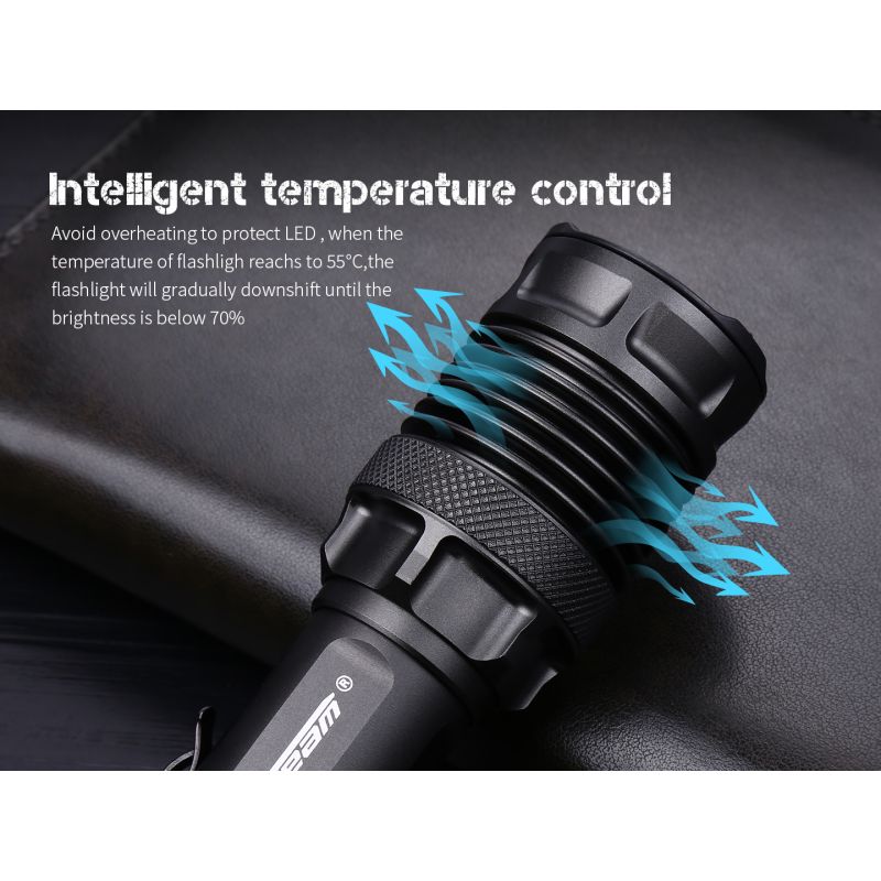 JETBEAM M37 PRO: Wysokowydajna Latarka Taktyczna, 3700lm, Zasięg 340m, Akumulator 21700