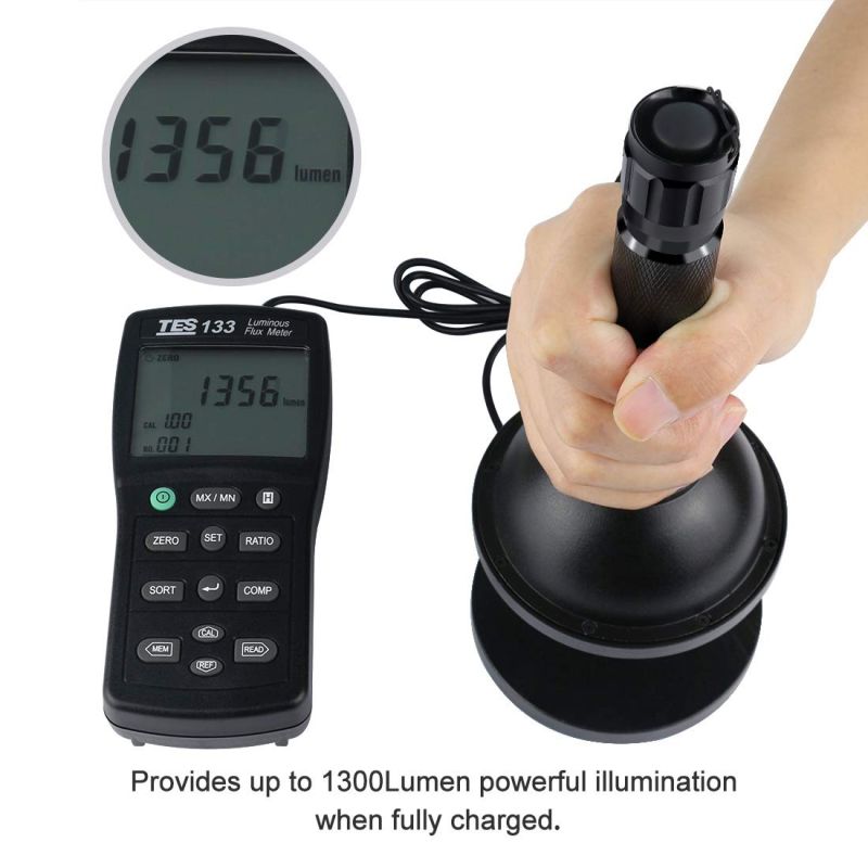 Latarka LED Ultrafire 501B 1300 lumenów 5 trybów Multi Color Select idealna do trekkingu i biwakowania