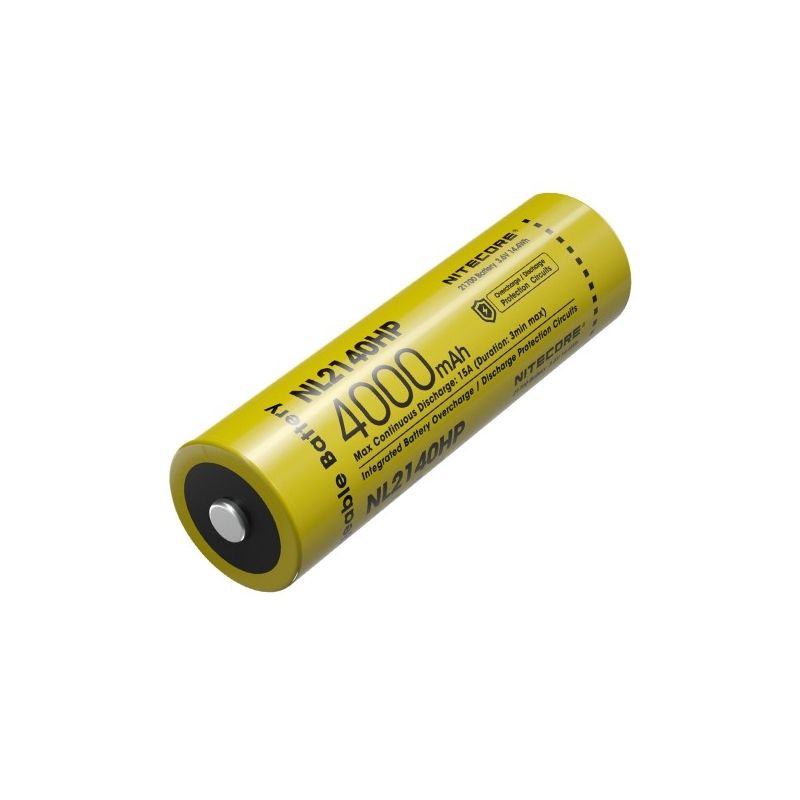 NITECORE NL2140HP 4000mAh 3.6V 21700 Li-Ion akumulator do urządzeń o wysokiej pojemności i niezawodności