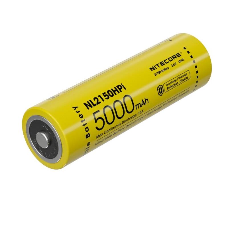 Akumulator NITECORE NL2150HPI 5000mAh 21700 Li-Ion wysoka wydajność bezpieczeństwo obwody ochronne