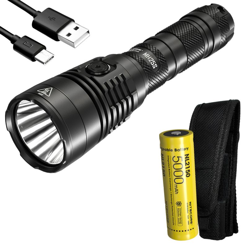 Latarka Nitecore MH25S 1800 lumenów Luminus SST-40 USB-C latarka survivalowa wszechstronne tryby światła