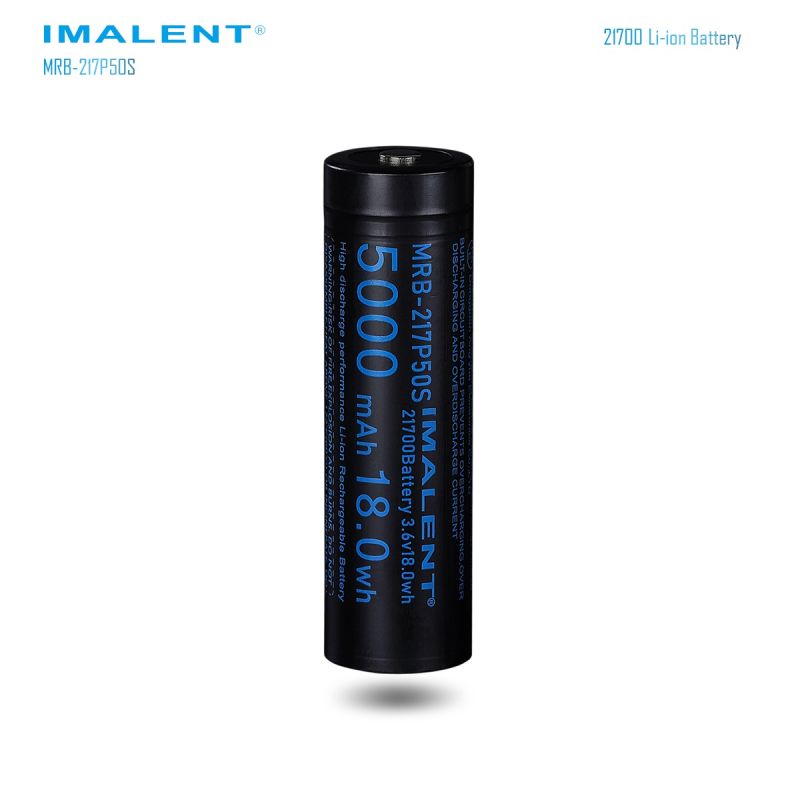 IMALENT MRB-217P50S Akumulator 21700 5000mAh Li-ion 3.6V do Latarek LED | Wysoka Pojemność!