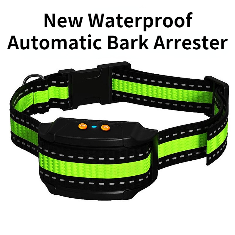 Elektryczna ergonomiczna obroża przeciw szczekaniu z wibracjami i USB wodoodporna korekta zachowania psa