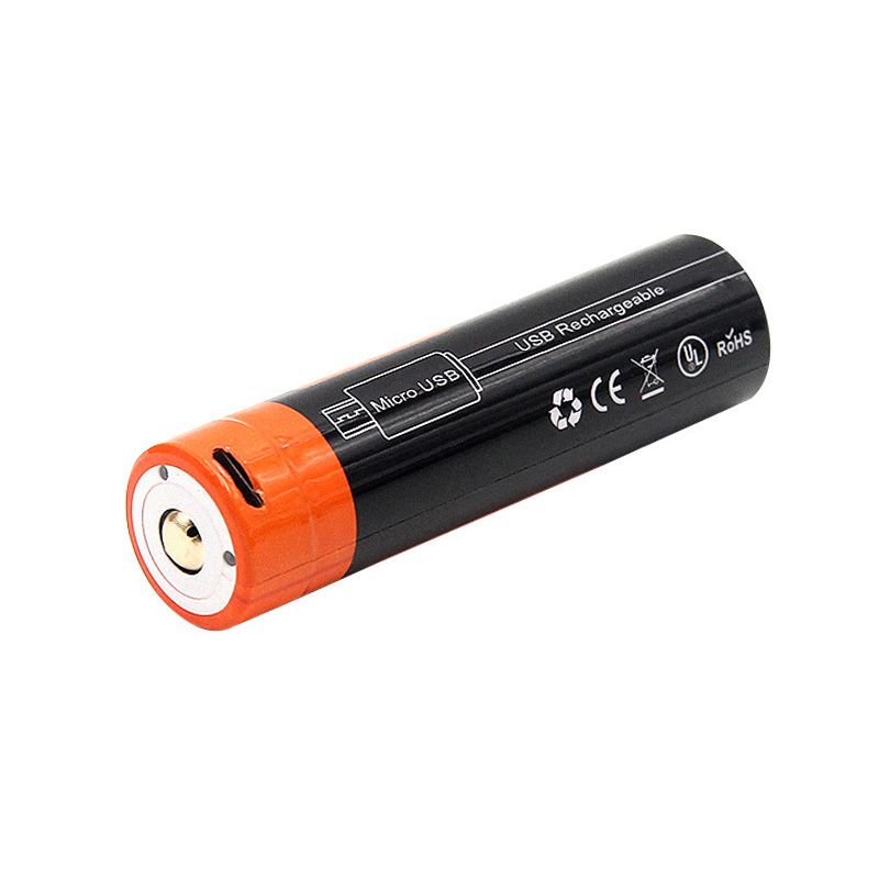 Akumulator 18650 2600mAh 3.7V z Micro USB długotrwałe źródło energii wysoka jakość niezawodna wydajność