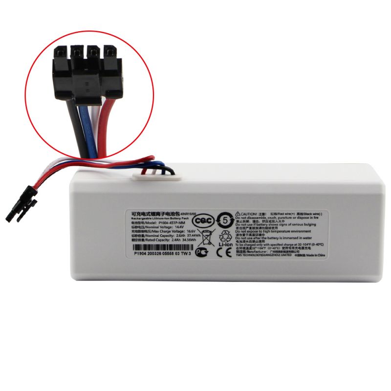 Oryginalna bateria do Xiaomi Mijia Mi Odkurzacz 1C P1904-4S1P-MM wysoka pojemność 37,44 Wh efektywne sprzątanie