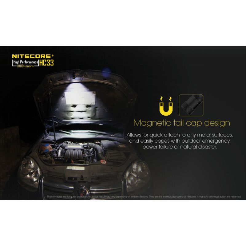 Nitecore HC33 XHP35 lampa czołowa LED 1800 lumenów oświetlenie outdoorowe sprzęt do eksploracji ręce wolne