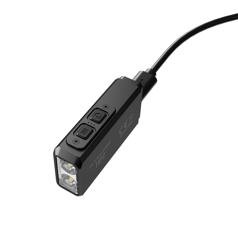 Latarka NITECORE TIP2 720 lumenów kompaktowy design ładowanie USB latarka brelok outdoorowa przygoda