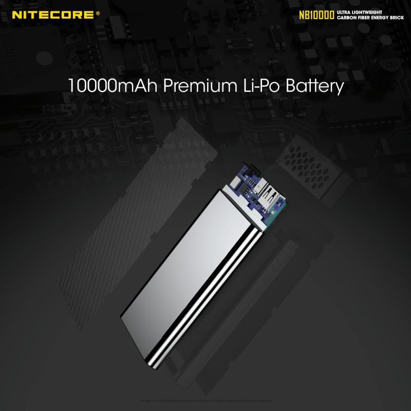 NITECORE NB10000 QC Power Bank 10000mAh lekki i kompaktowy USB USB-C idealny do szybkiego ładowania iPhone 11