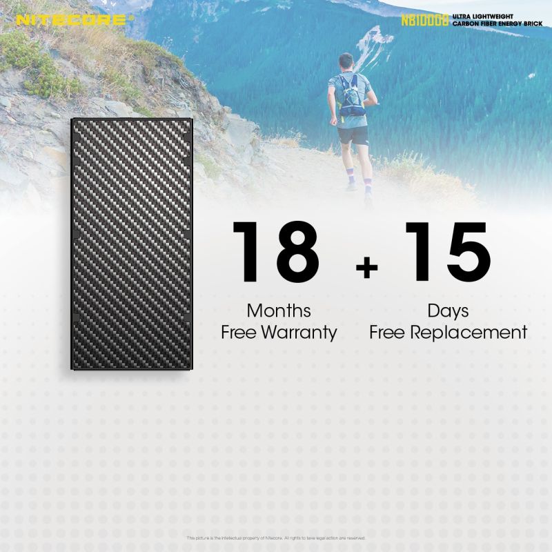 NITECORE NB10000 QC Power Bank 10000mAh lekki i kompaktowy USB USB-C idealny do szybkiego ładowania iPhone 11