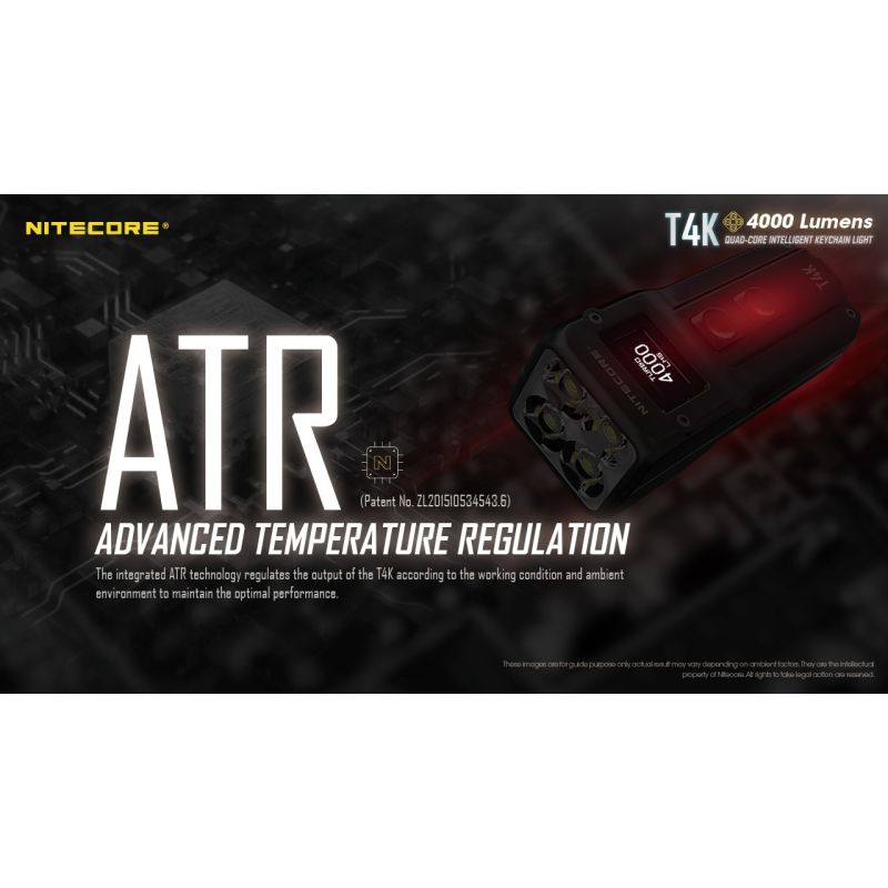Kompaktowa latarka Nitecore T4K 4000 lumenów z diodami XP-L2 V6 i ładowaniem USB-C przenośna latarka