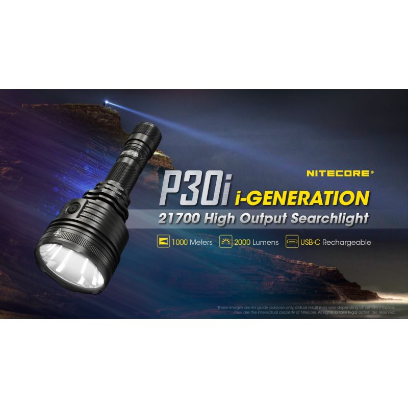 Nitecore P30I Latarka LED XHP35 HI 2000 Lumenów Wysokiej Wydajności Oświetlenie Outdoorowe i Poszukiwań