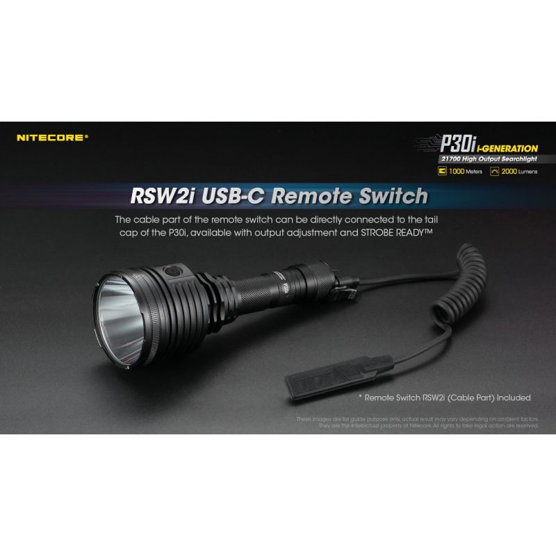 Nitecore P30I Latarka LED XHP35 HI 2000 Lumenów Wysokiej Wydajności Oświetlenie Outdoorowe i Poszukiwań