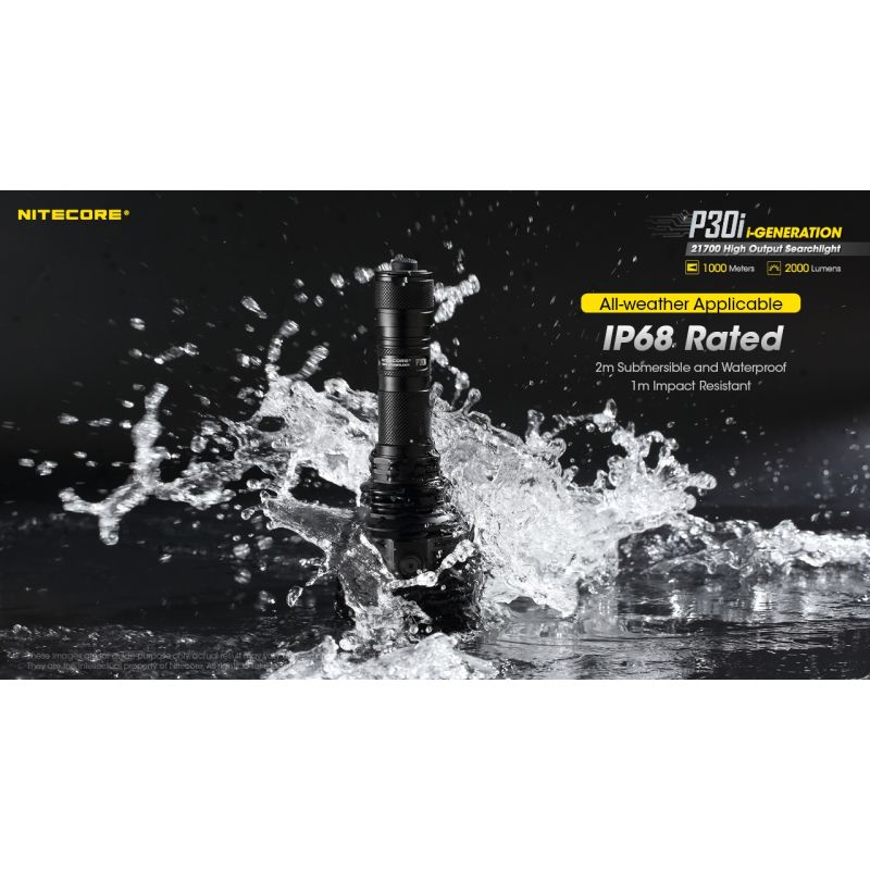 Nitecore P30I Latarka LED XHP35 HI 2000 Lumenów Wysokiej Wydajności Oświetlenie Outdoorowe i Poszukiwań