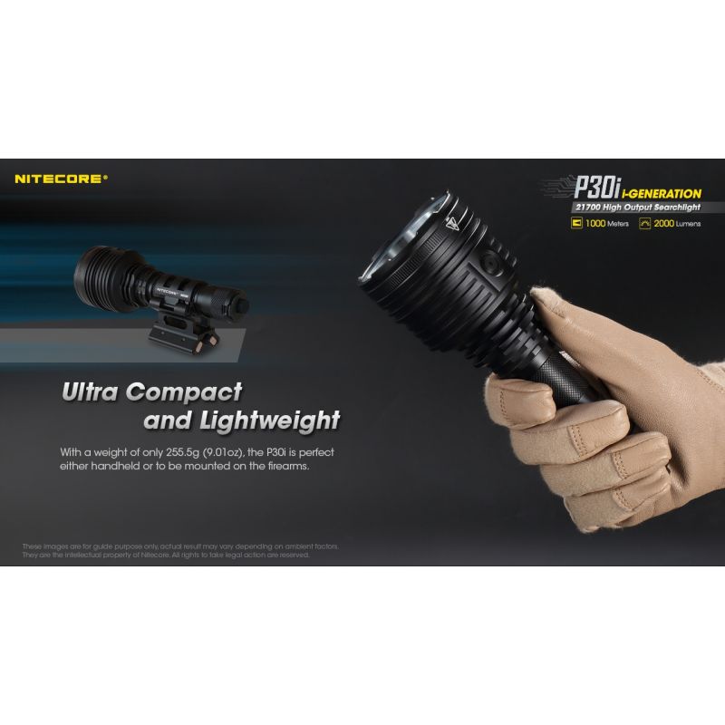 Nitecore P30I Latarka LED XHP35 HI 2000 Lumenów Wysokiej Wydajności Oświetlenie Outdoorowe i Poszukiwań