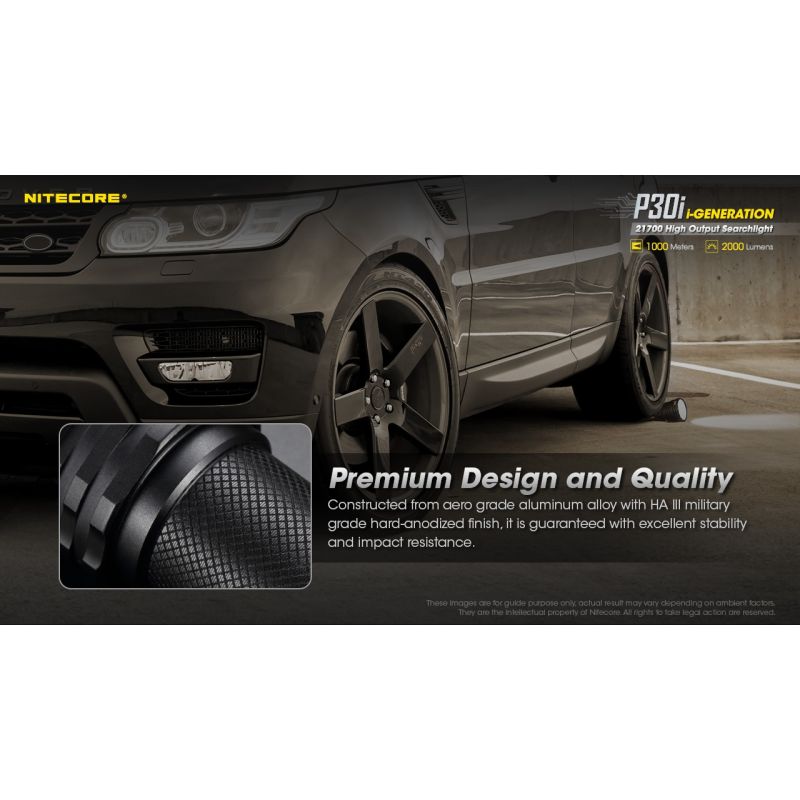 Nitecore P30I Latarka LED XHP35 HI 2000 Lumenów Wysokiej Wydajności Oświetlenie Outdoorowe i Poszukiwań