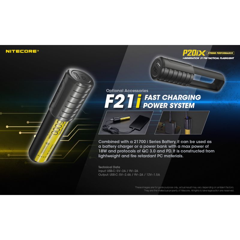 Nitecore P20ix 4000 lumenów latarka taktyczna ładowalna USB-C z 4 x XP-L2 V6 LED wysoka jasność outdoorowa