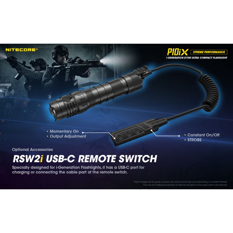 Latarka Nitecore P10iX 4000 lumenów mocna latarka taktyczna dla służb mundurowych i outdoorowych przygód