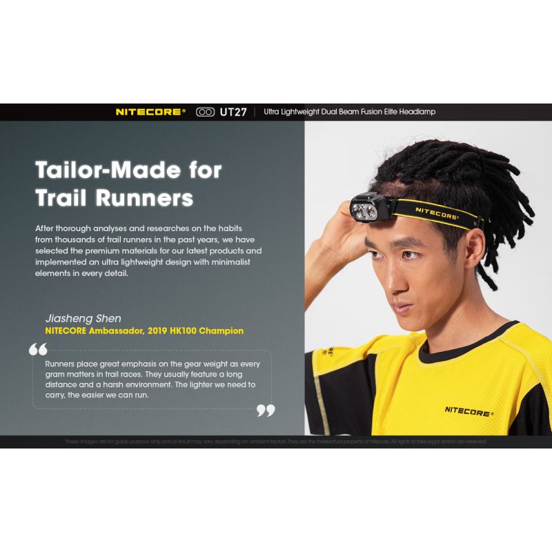 Nitecore UT27 Reflektor LED 520 Lumenów Mocne Oświetlenie Wszechstronne Tryby Idealny Sprzęt Outdoorowy