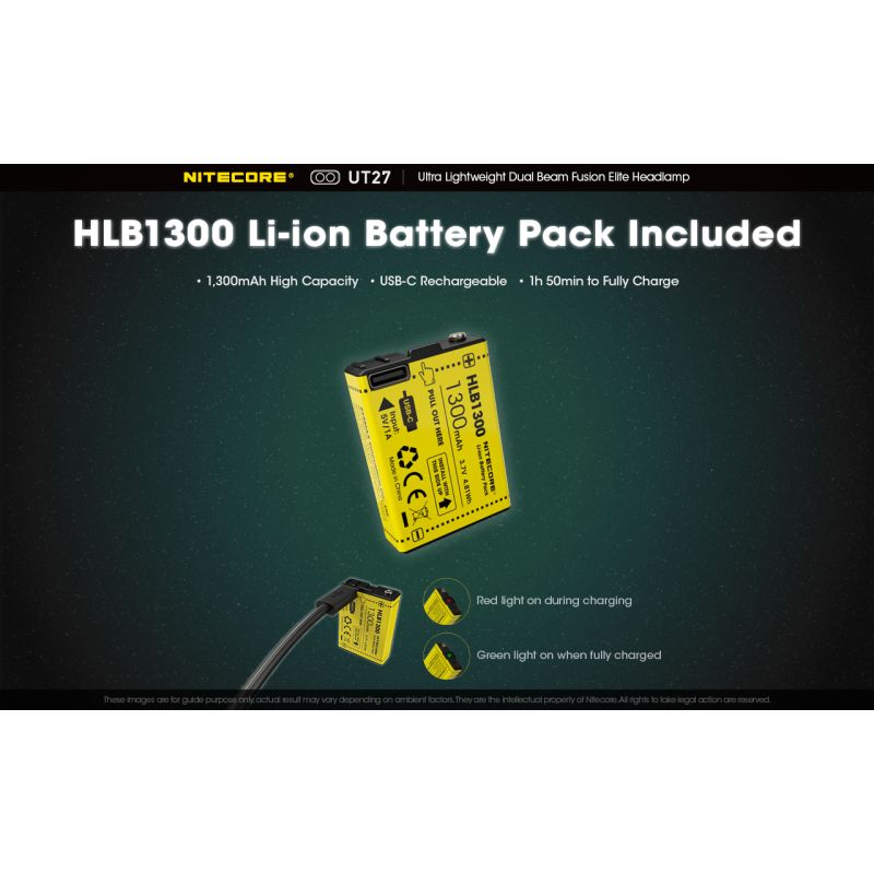 Nitecore UT27 Reflektor LED 520 Lumenów Mocne Oświetlenie Wszechstronne Tryby Idealny Sprzęt Outdoorowy