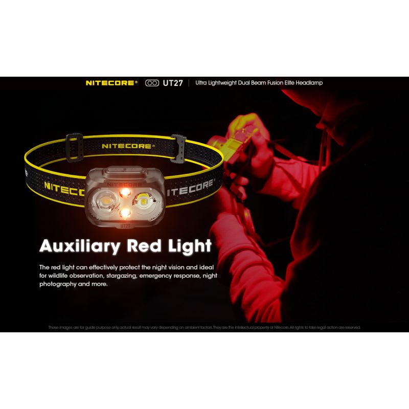 Nitecore UT27 Reflektor LED 520 Lumenów Mocne Oświetlenie Wszechstronne Tryby Idealny Sprzęt Outdoorowy