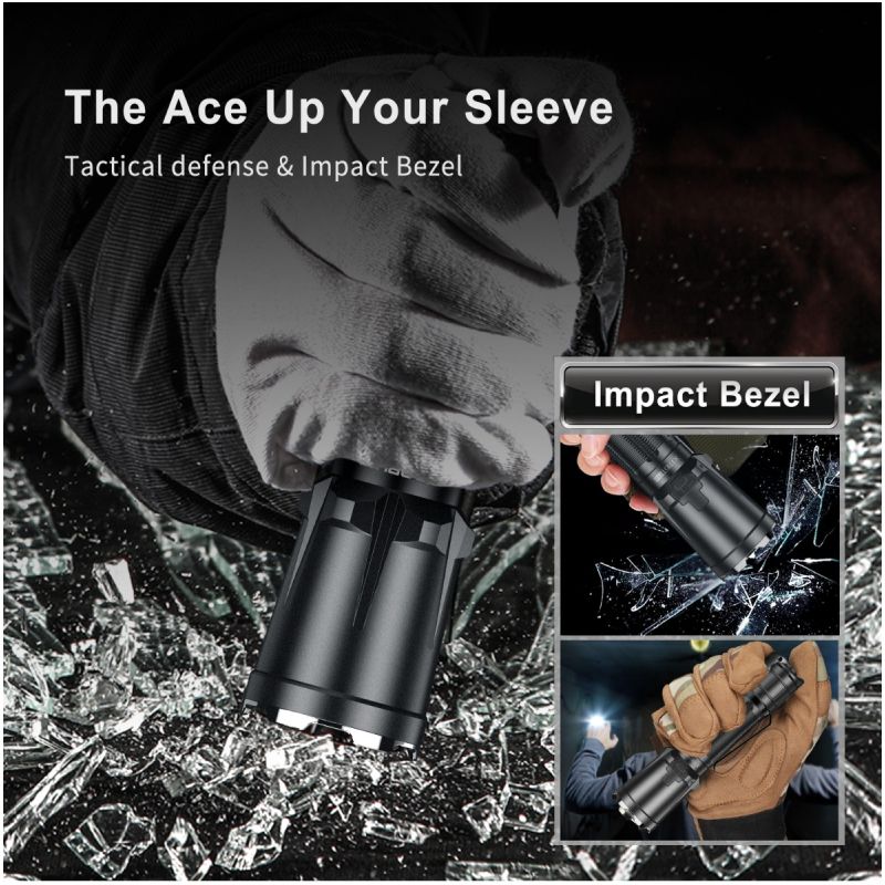 Klarus XT11GT PRO V2.0 latarka taktyczna 3300 lumenów szybkie ładowanie USB-C wodoodporna dla miłośników outdooru