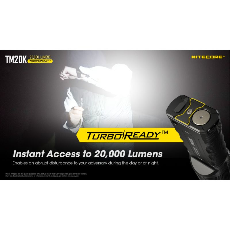 Nitecore TM20K latarka LED 20000 lumenów XP-L2 ładowanie USB-C idealna na poszukiwania i ratownictwo