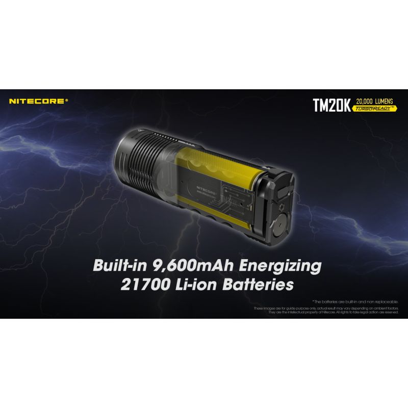 Nitecore TM20K latarka LED 20000 lumenów XP-L2 ładowanie USB-C idealna na poszukiwania i ratownictwo