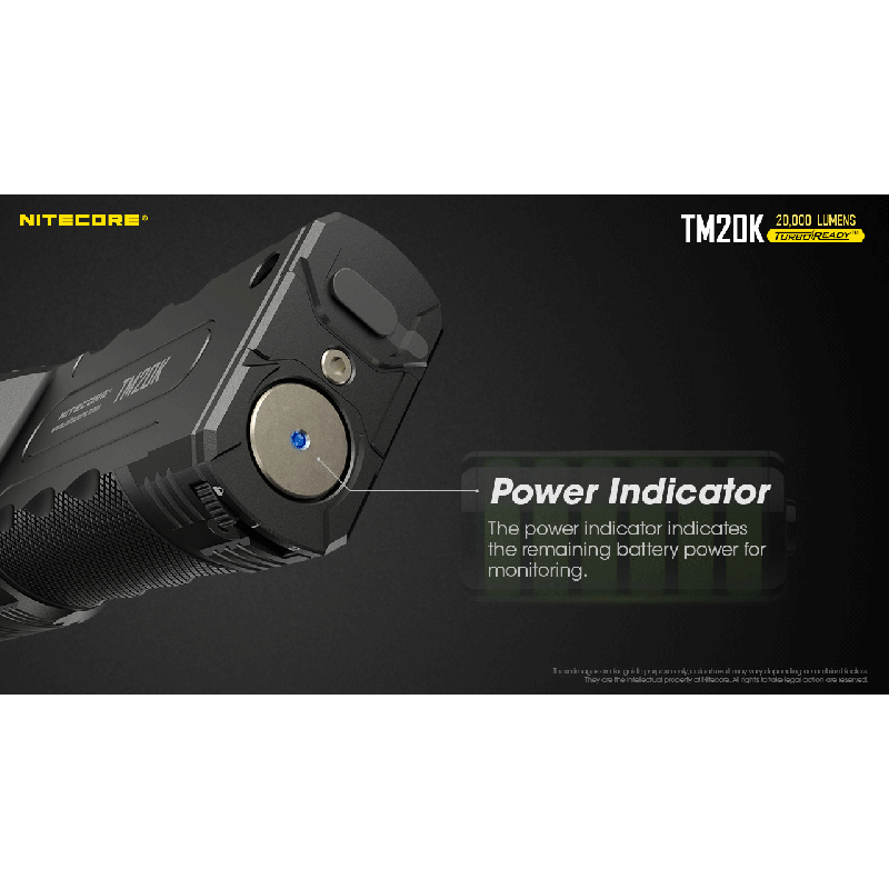 Nitecore TM20K latarka LED 20000 lumenów XP-L2 ładowanie USB-C idealna na poszukiwania i ratownictwo