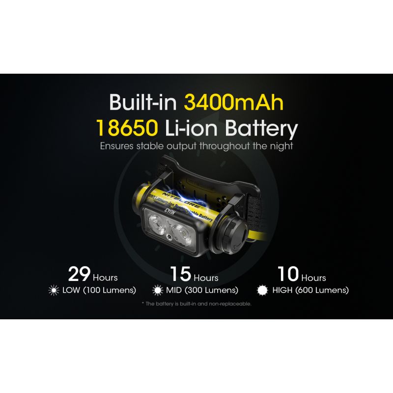 NITECORE NU43 latarka czołowa 1400 lumenów na kemping światło białe i czerwone długi czas działania baterii