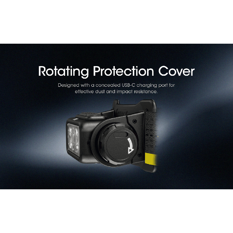 NITECORE NU43 latarka czołowa 1400 lumenów na kemping światło białe i czerwone długi czas działania baterii