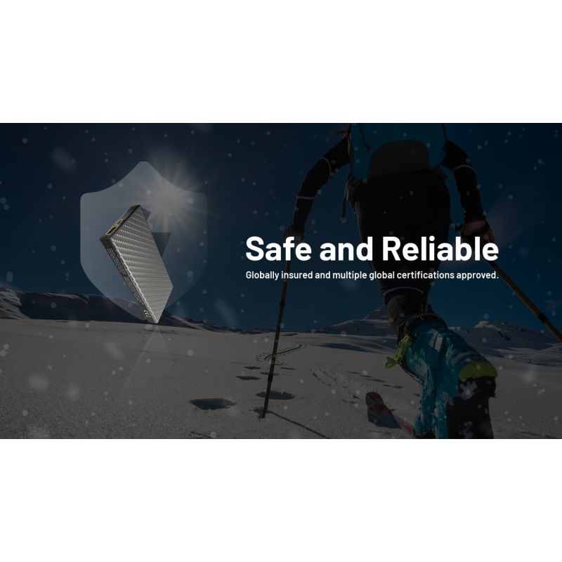 Nitecore Summit 10000 Power Bank | Przenośna Ładowarka na Ekstremalne Mrózy -40°C | Włókno Węglowe