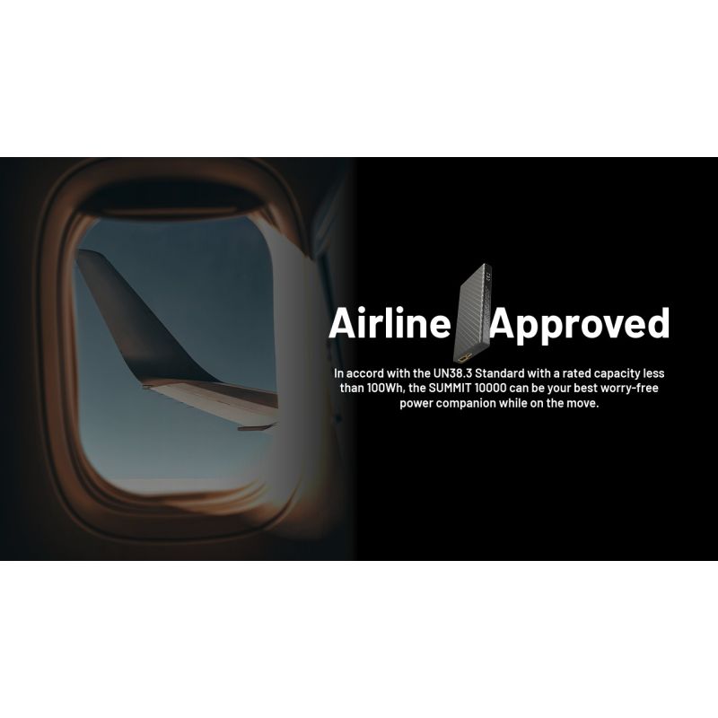 Nitecore Summit 10000 Power Bank | Przenośna Ładowarka na Ekstremalne Mrózy -40°C | Włókno Węglowe