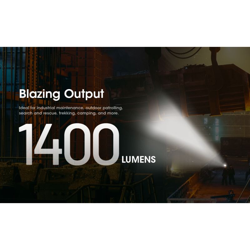 Latarka czołowa Nitecore NU50 1400 lumenów LED wszechstronne oświetlenie outdoorowe z długim czasem pracy