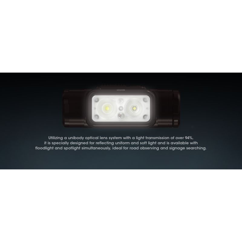 Latarka czołowa Nitecore NU50 1400 lumenów LED wszechstronne oświetlenie outdoorowe z długim czasem pracy