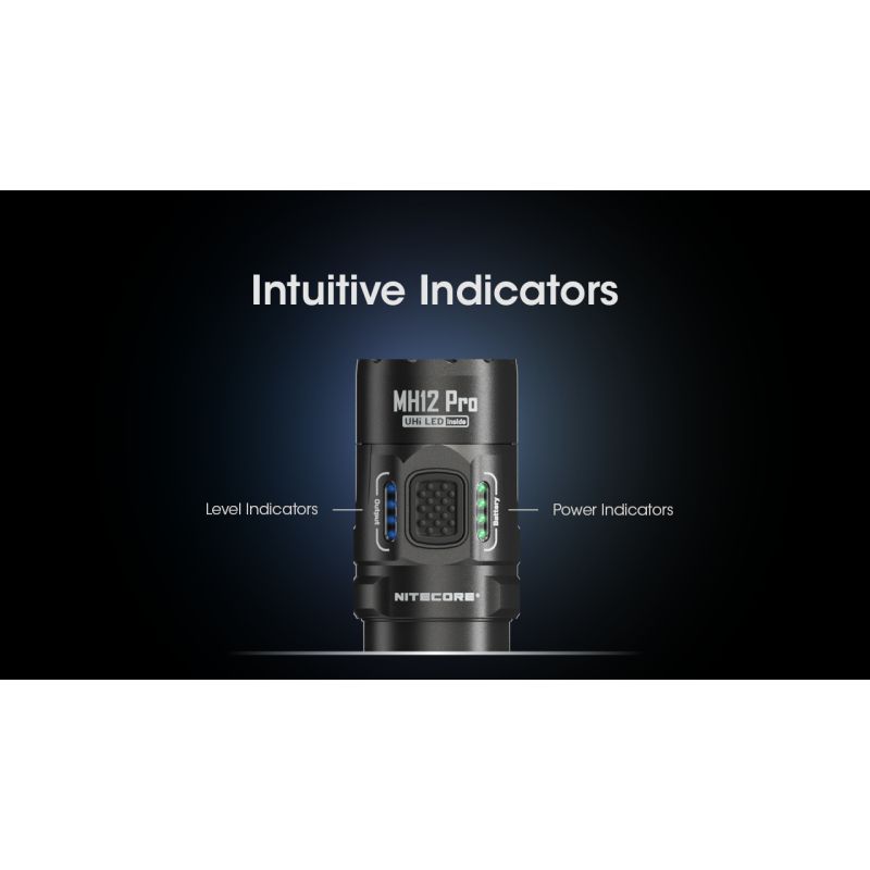 Nitecore MH12 Pro ładowalna latarka USB-C 3300 lumenów wysoka jasność idealna na nocne wędrówki i przygody