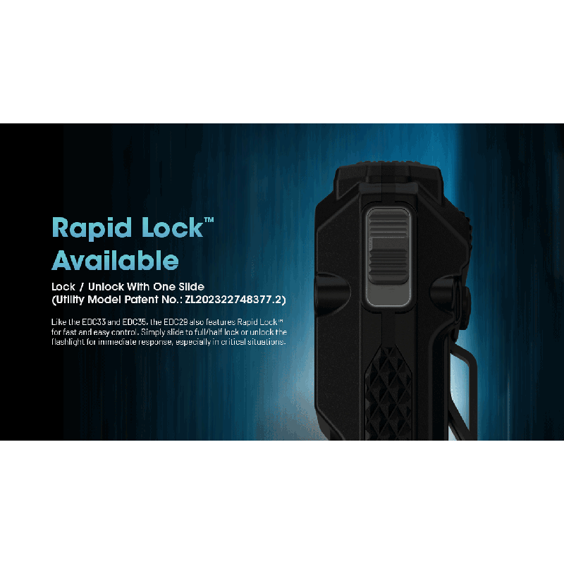 Latarka EDC NITECORE EDC29 6500 Lumenów USB-C Kompaktowa o Wysokiej Jasności Profesjonalna Latarka EDC