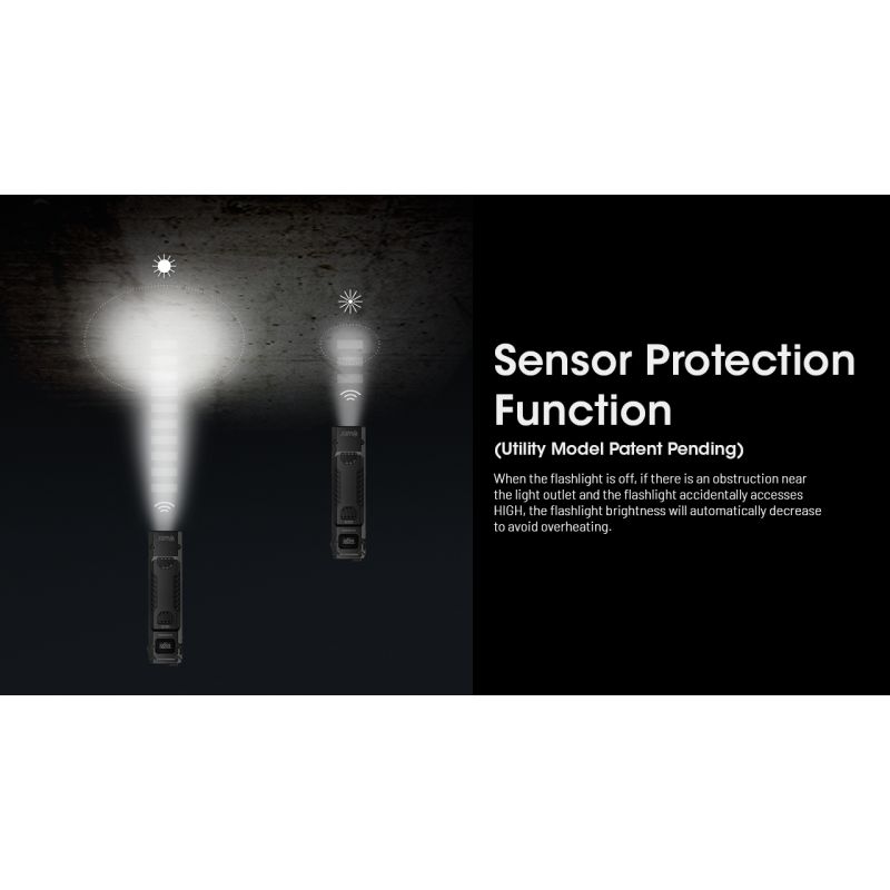 Latarka EDC NITECORE EDC29 6500 Lumenów USB-C Kompaktowa o Wysokiej Jasności Profesjonalna Latarka EDC