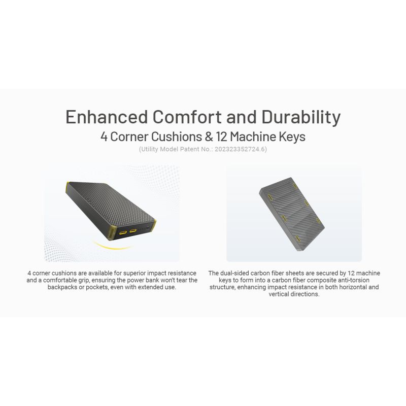 Nitecore NB20000 Gen3 QC power bank USB-C 20000mAh wysoka pojemność kompaktowy design przenośna ładowarka