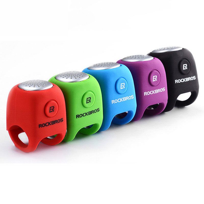 Elektryczny dzwonek rowerowy ROCKBROS 110 dB deszczoodporna personalizacja roweru bezpieczeństwo MTB