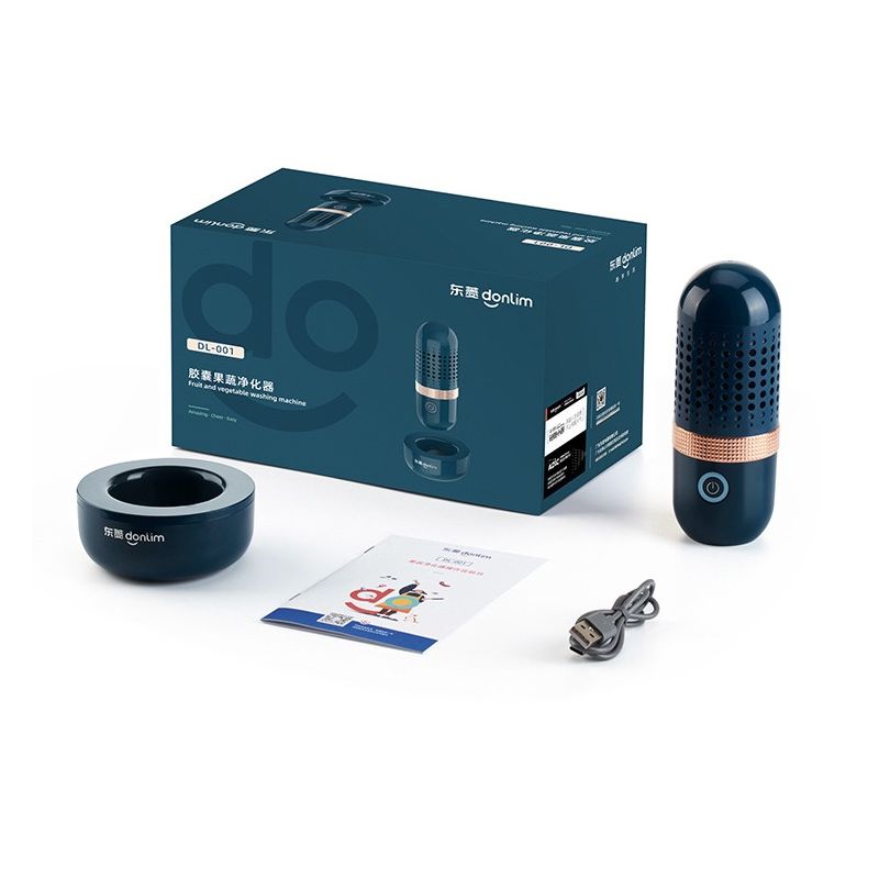 Donlim Dezynfekcja Warzywa Ozonizator Bezpieczne Posiłki Intuicyjny Design Akumulator do Kuchni