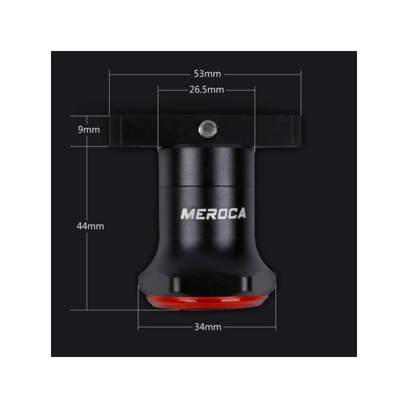 MEROCA MX2 inteligentny czujnik światła hamulca LED COB aluminiowy rower górski IPx6 USB bezpieczeństwo nocą